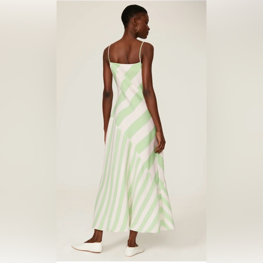 Saunders Mint Imman Striped Dress - Picture 3 of 9
